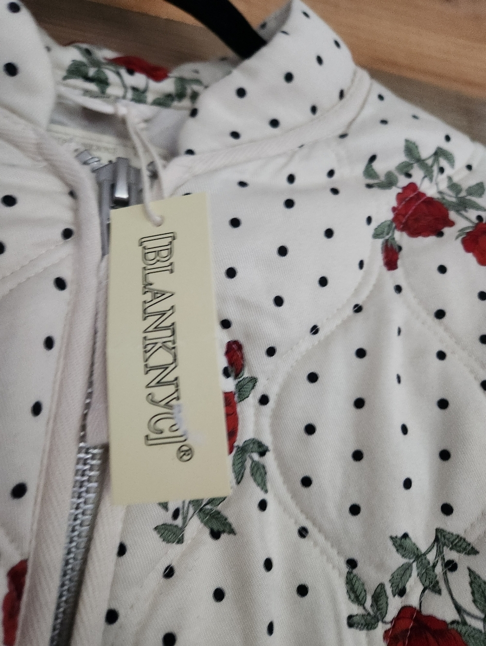 NWT BLANK NYC Budding Romance Onion Quilted Jacket - Picture 4 of 6